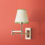 Cagney Wall fixture in antiqued brass