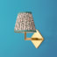 Wish cordless wall fixture in brass