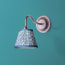 Swan neck wall fixture in bronze
