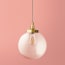 Larger Espere pendant shade in clear glass