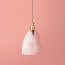Smaller Qilin pendant shade in clear glass
