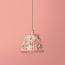 7 inch pendant shade in original Little Magnolia linen by GP & J Baker