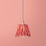 7 inch pendant shade in red harlequin by Matthew Williamson