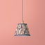 7 inch pendant shade in natural Disco Zebra by Matthew Williamson