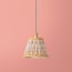 7 inch pendant shade in pink 'Poppies' by Ellen Merchant