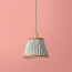 7 inch Pendant Shade in Azura 'Spriglee' Linen by Ellen Merchant