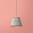 7 inch Pendant Shade in Azura 'Spriglee' Linen by Ellen Merchant