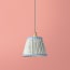7 inch Pendant Shade in Wavelet 'Posy' Linen by Ellen Merchant