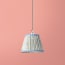 7 inch Pendant Shade in Wavelet 'Posy' Linen by Ellen Merchant