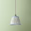 7 inch Pendant Shade in Wavelet 'Posy' Linen by Ellen Merchant