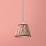 7 inch Pendant Shade in Rust 'Posy' Linen by Ellen Merchant