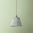 7 inch Pendant Shade in Beryl 'Poppies' Linen by Ellen Merchant