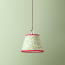7 Inch Pendant shade in English garden hand blocked 'ditzy floral' by Ellen Merchant