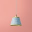 7 Inch Pendant shade in forget me not hand blocked 'ditzy floral' by Ellen Merchant