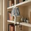 Bronte cordless bookshelf light in natural whitewash
