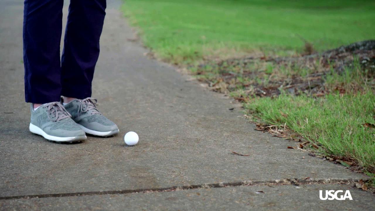 Rules Corner Presented by Rolex Ball on a Cart Path