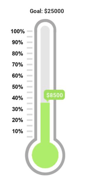 Fundraising Thermometer as of 081822