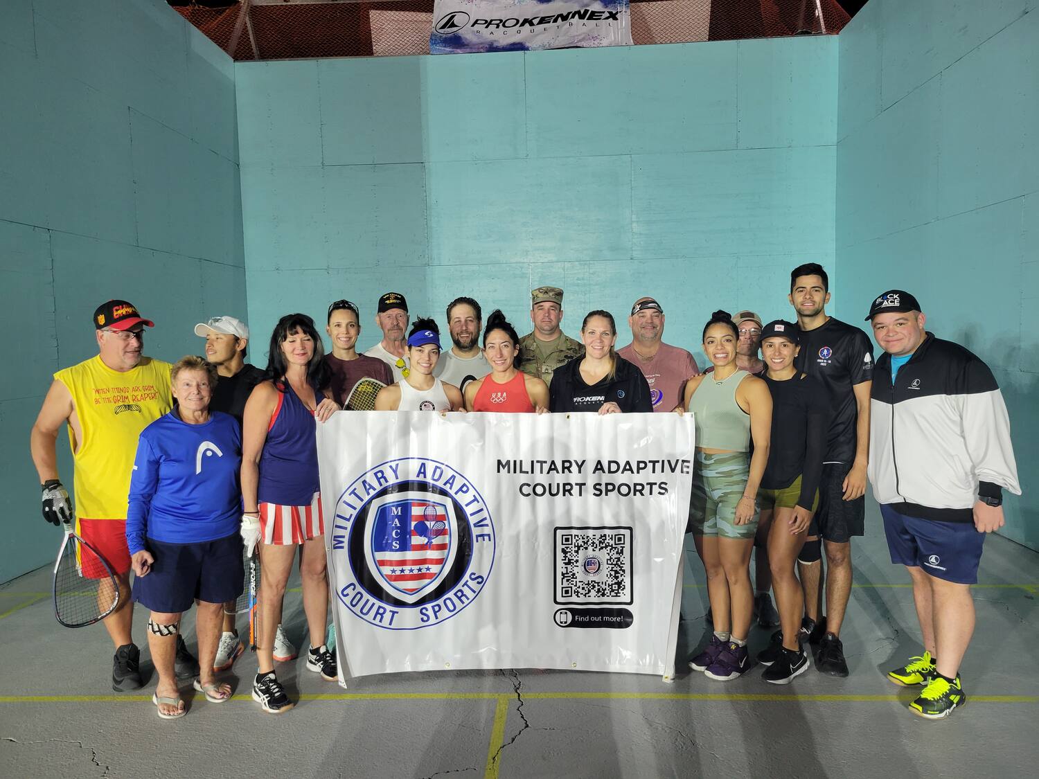Military Adaptive Court Sports at the 3WallBall World Championships - ProAm Doubles