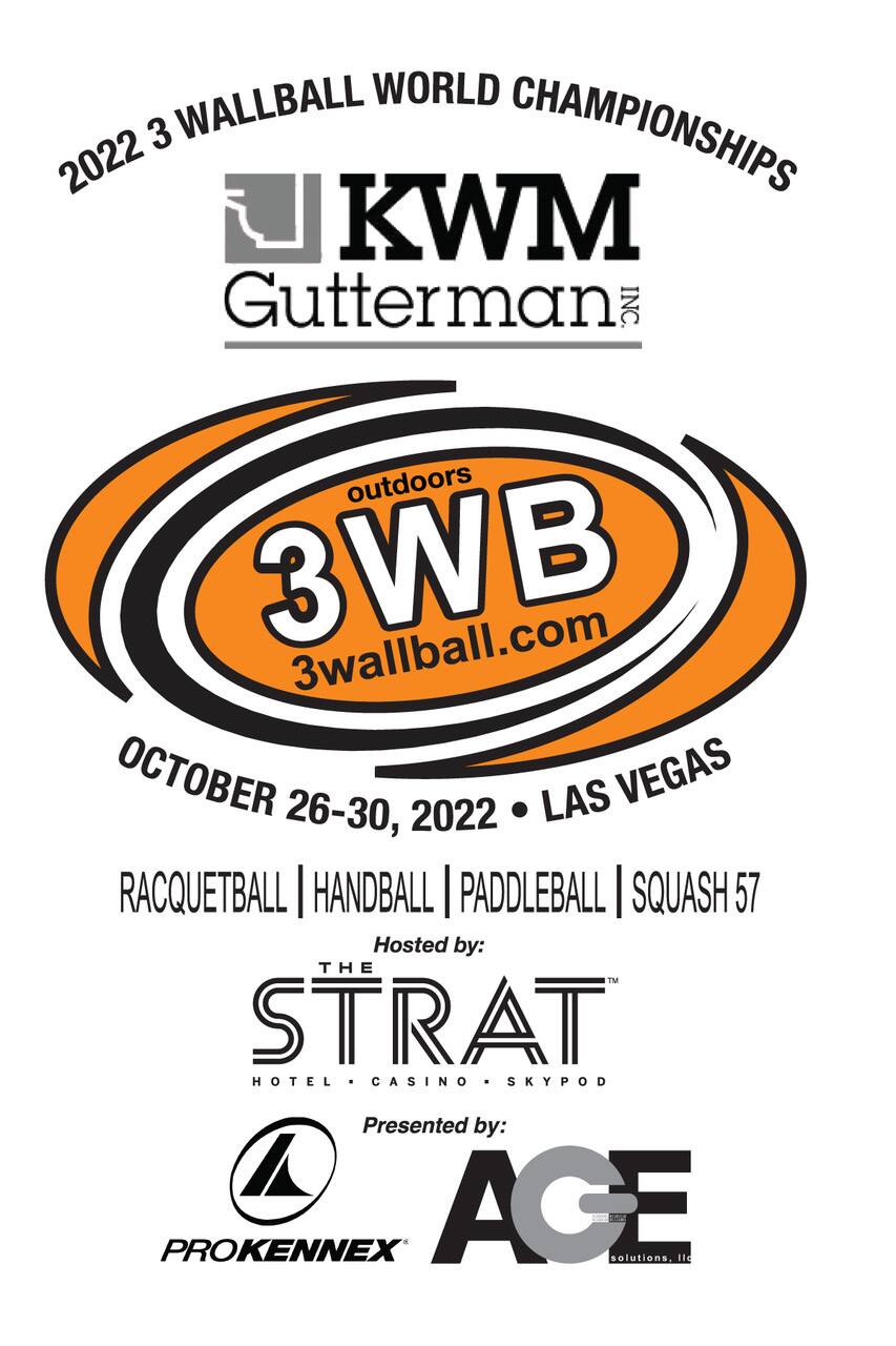 2022 3WallBall World Championships Event Logo