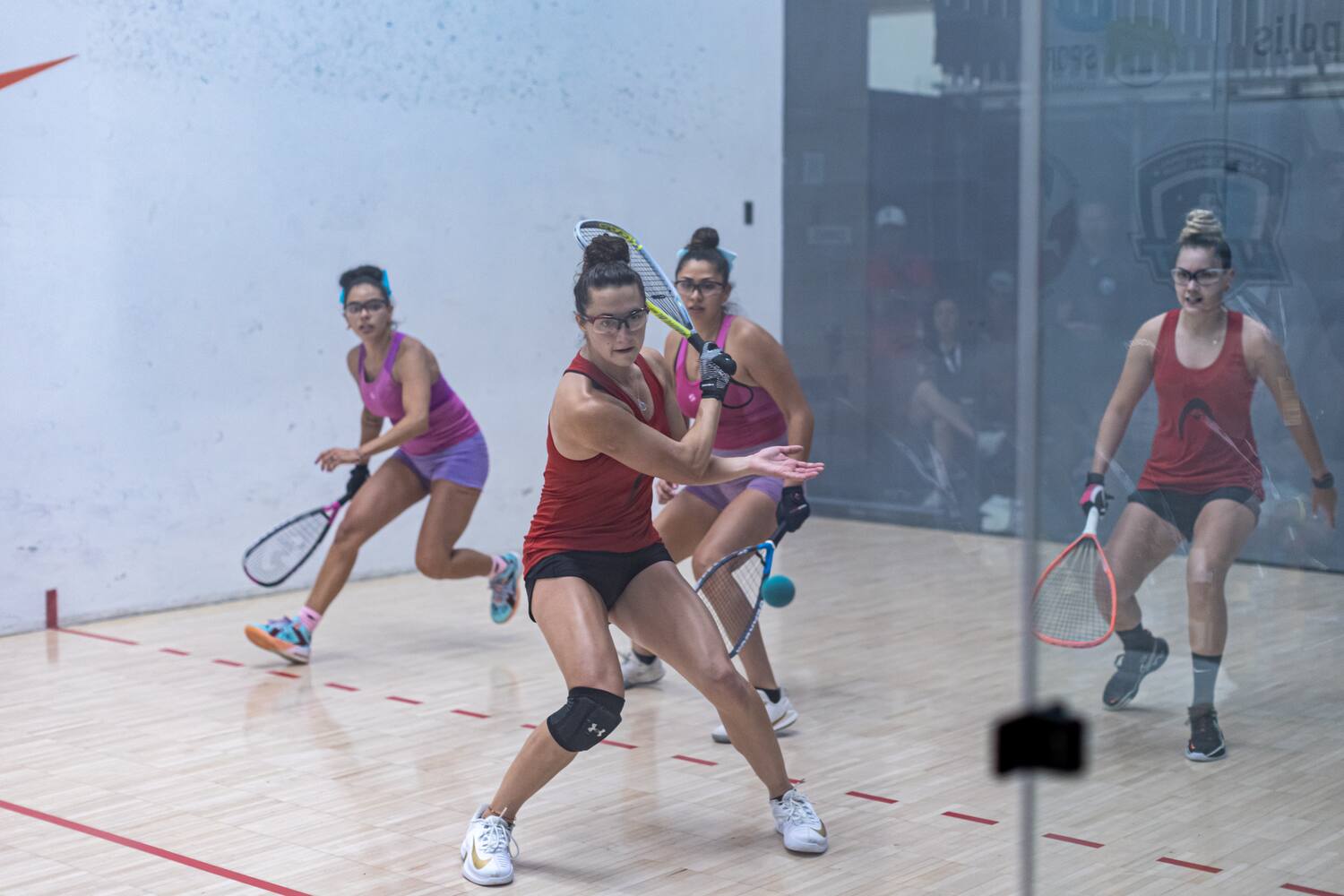 LPRT Women's Pro Doubles final at the US OPEN.