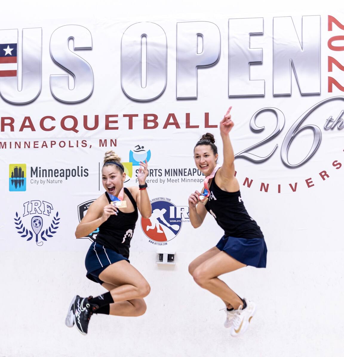 LPRT US OPEN Pro Doubles Champions Natalia Mendez & Erika Manilla