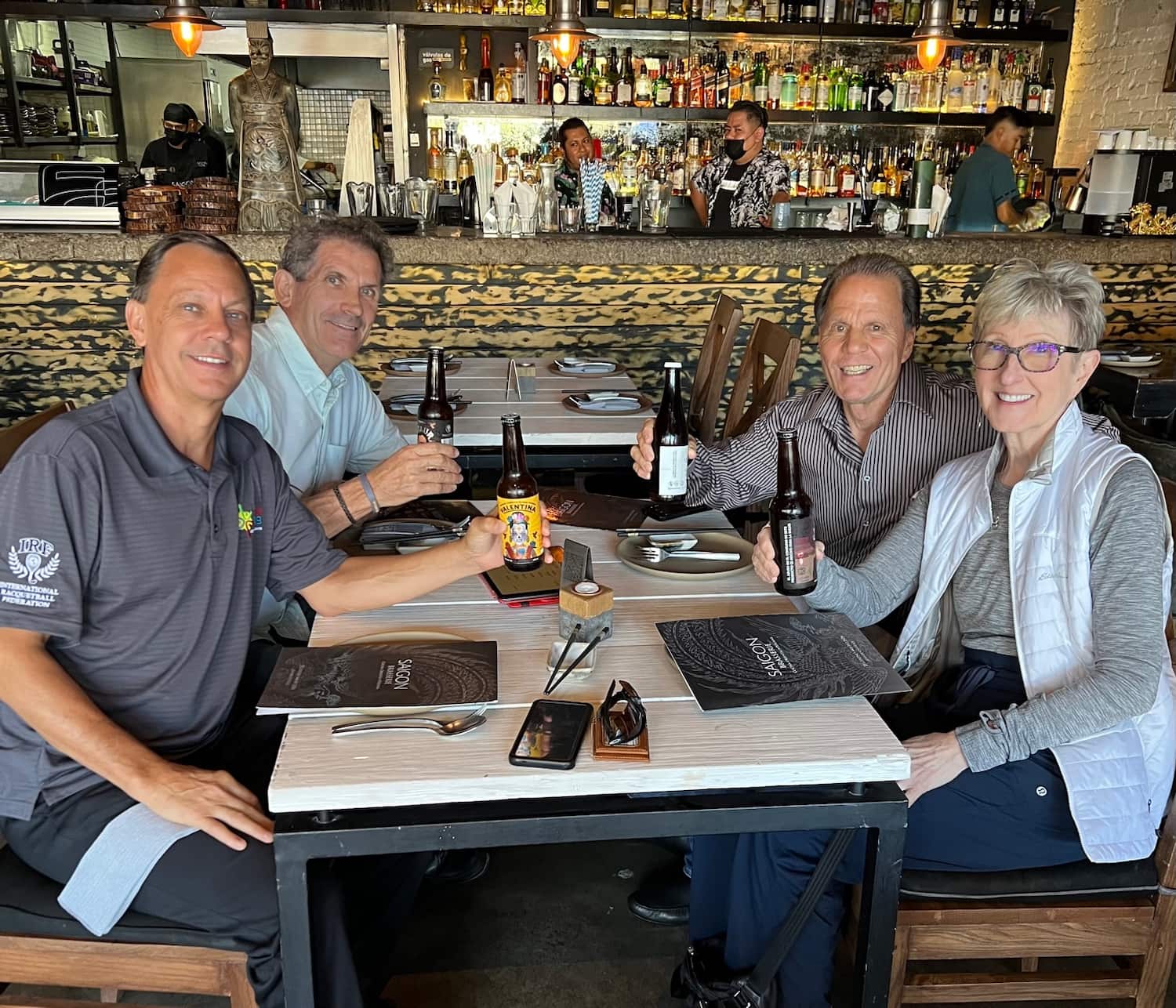 Gustavo Farell (Texas), Cheryl Kirk (Illinois), Gary Mazaroff (New Mexico), and Dean Schear (Texas) were there in support of the IRF and all countries in attendance.