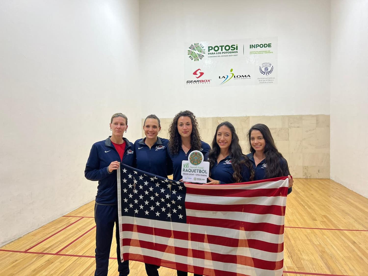 Women's Team at the XXI International Racquetball Federation (IRF) World Racquetball Championships