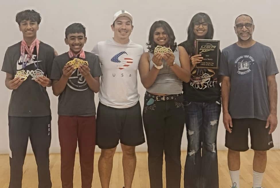 Medals and Awards Galore!  Eshan Ali, Vaishant Mangalampalli, Robbie Collins, Aarya Shetty, Sonya Shetty, and Anwar Ali