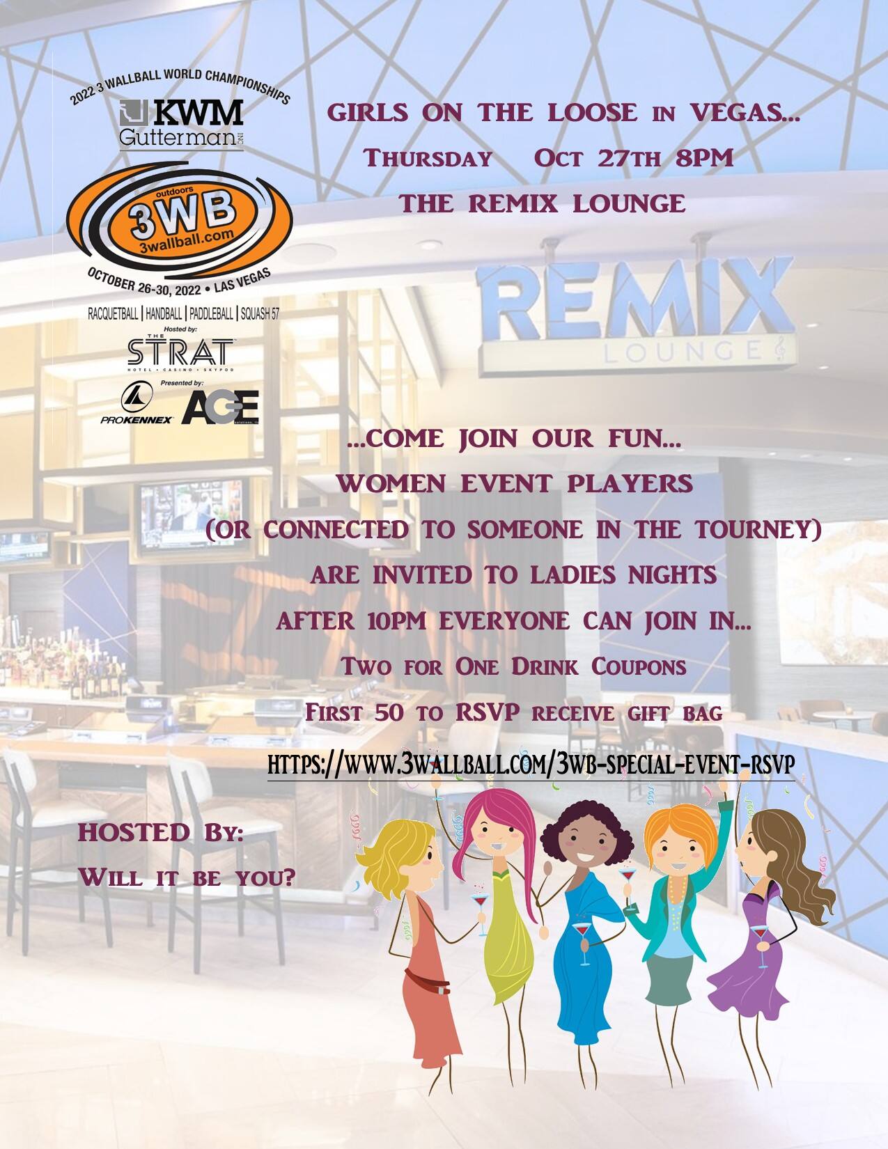 3WB World Championships Girls on the Loose/Ladies Night Promo