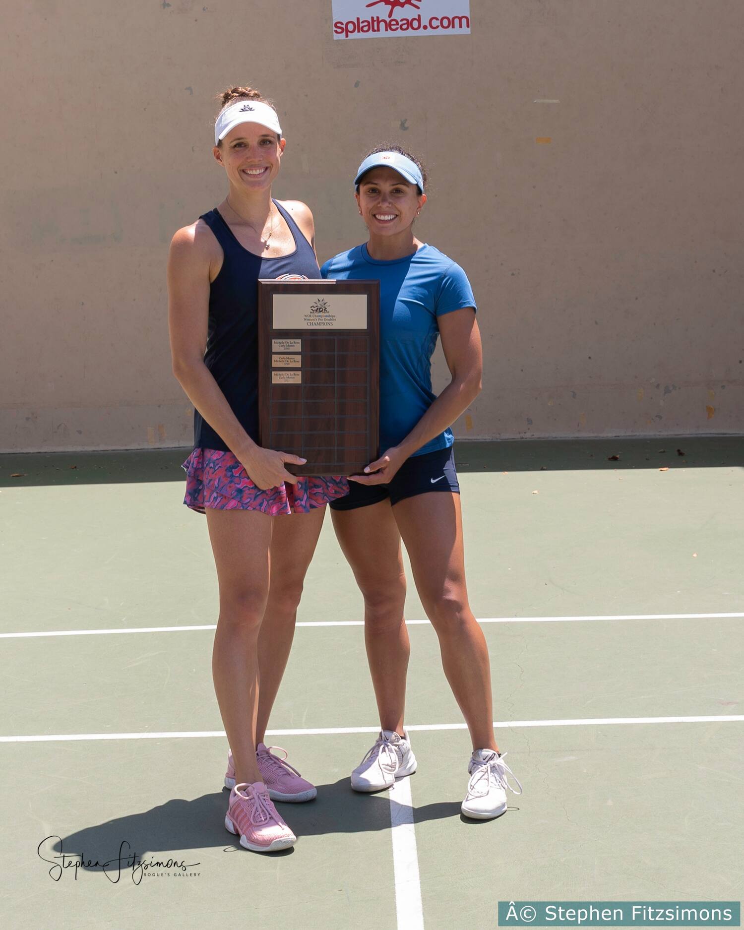 Women’s Pro Doubles hampions De La Rosa and Muñoz continue their dominance as a team. Photo courtesy of Stephen Fitzsimons