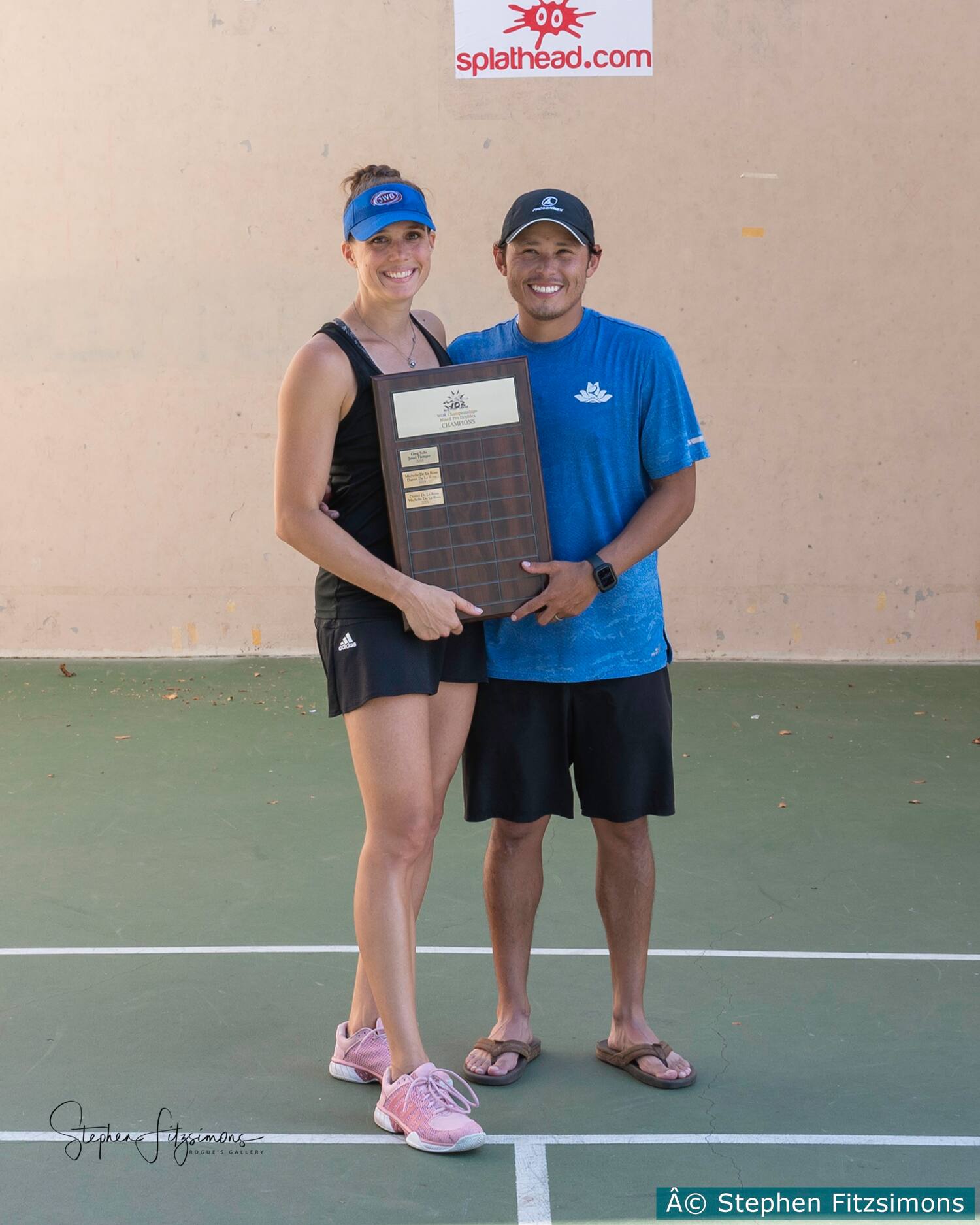 Who can stop the De La Rosa Mixed Doubles team? Photo courtesy of Stephen Fitzsimons