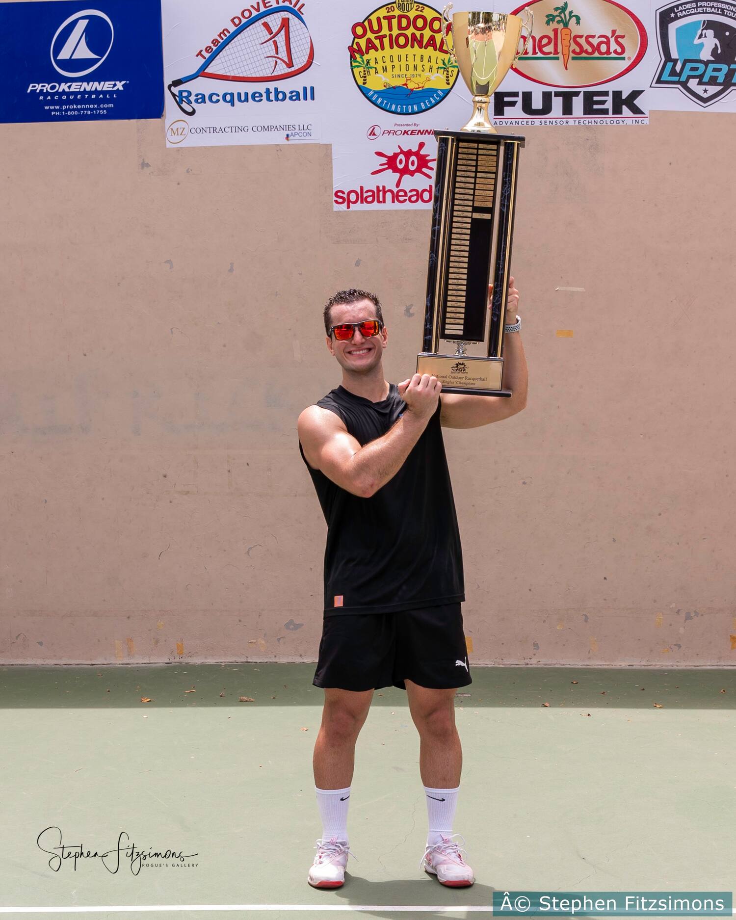 Andres Acuña continues his hot streak in 2022 and takes the Men’s Pro Singles title.  Photo courtesy of Stephen Fitzsimons