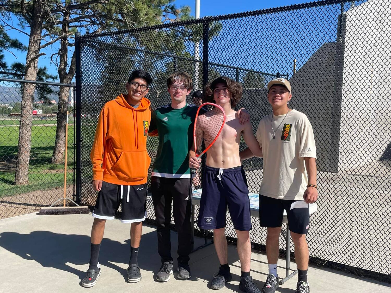 Youth was served, and serving, at the July CSU-Pueblo fundraiser Outdoor event in Colorado Springs. Photo courtesy of tournament director Mary Jane Caltagirone.