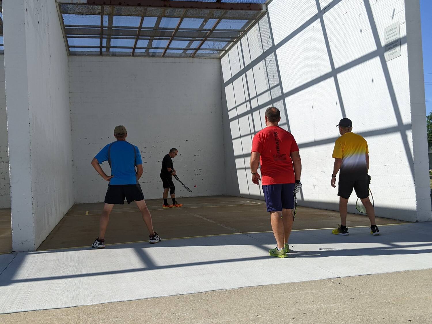 Action Doubles at the St. Claire Shores Shootout. Photo courtesy of Cyrus Chinoy