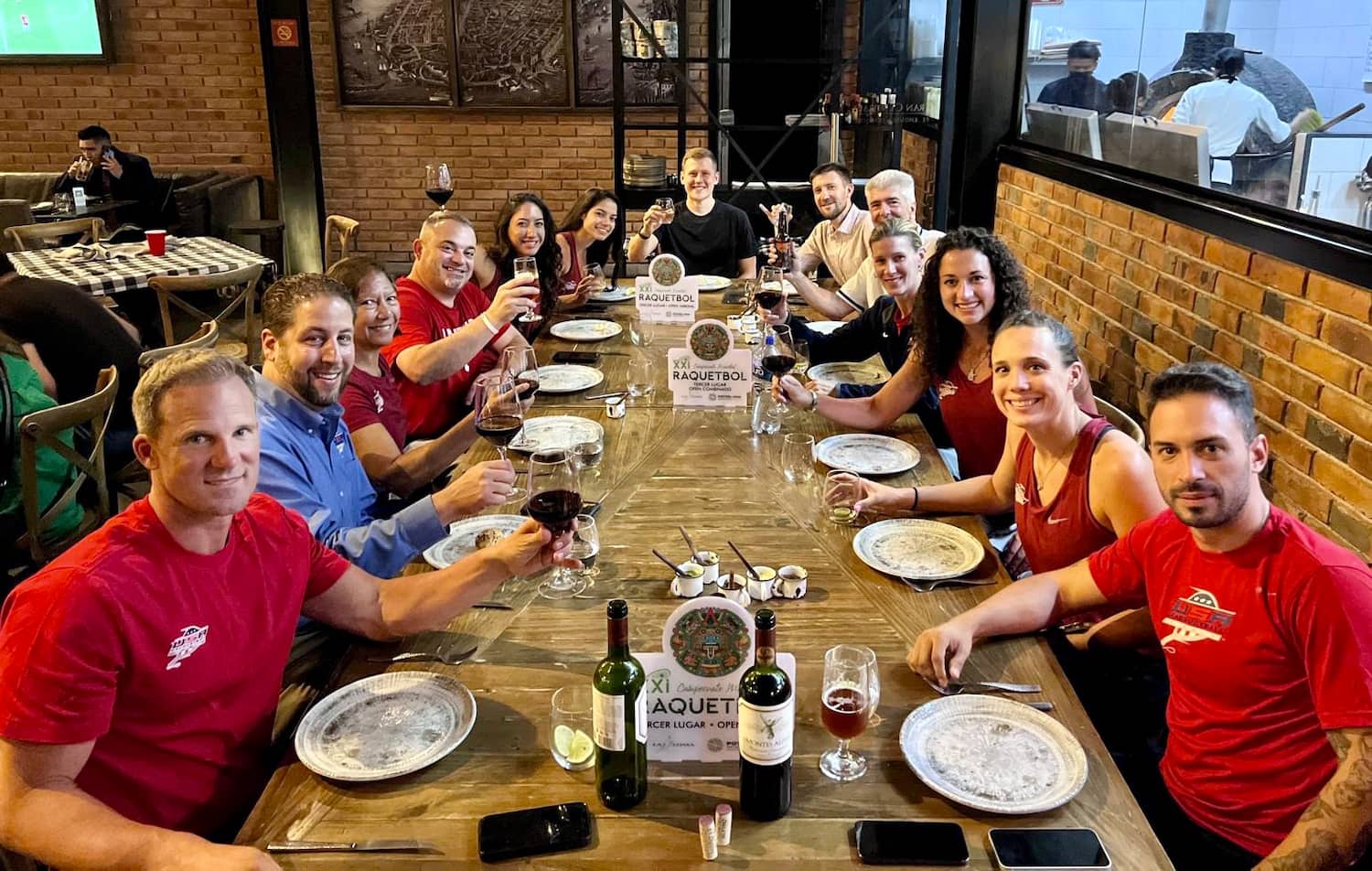 Team Dinner at the International World Championships