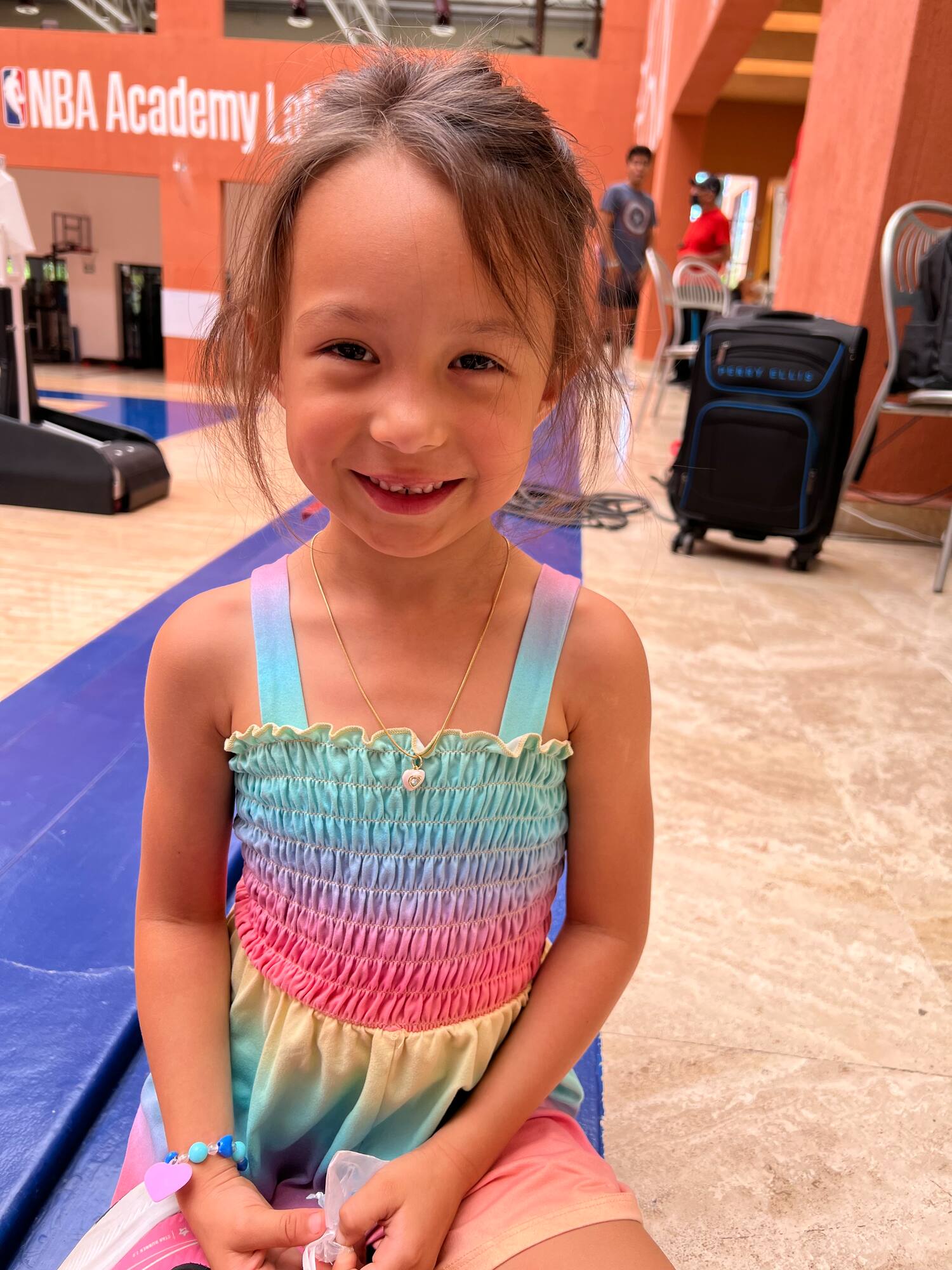 The biggest cheerleader at the IRF World Championships, Raelyn De La Rosa