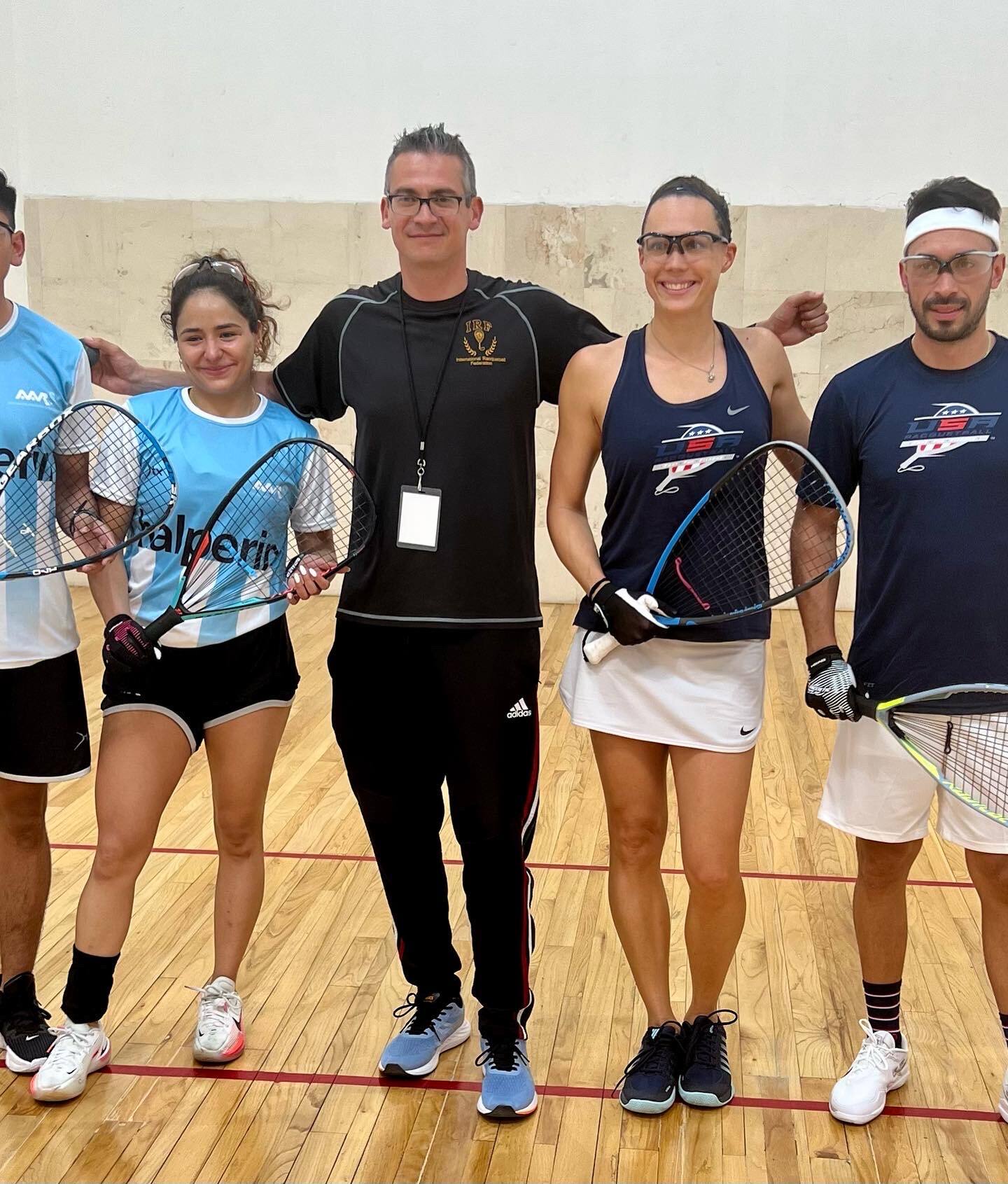 Mixed Doubles action at the at the 2022 IRF World Championships in San Luis Potosi, SL MEX