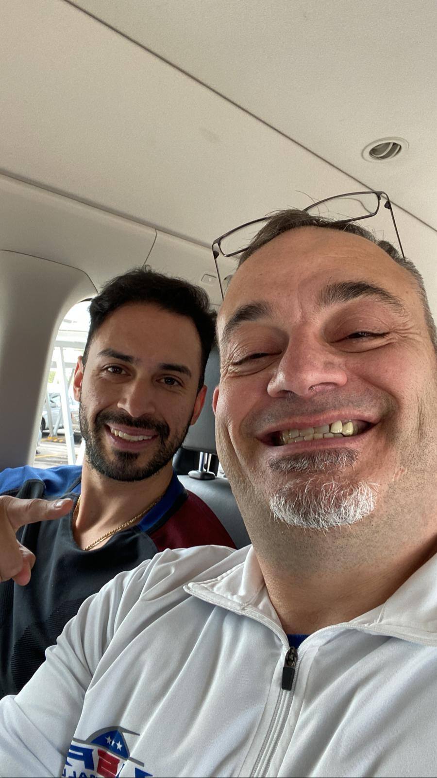 Athletic Trainer Rodger Fleming and Alex Landa arrive in Mexico!