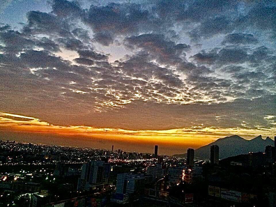 A beautiful sunset in San Luis Potisi, Mexico.