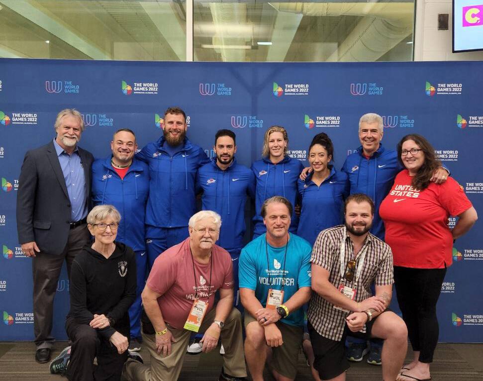 Team USA, Staff, and State Presidents at the World Games in Birmingham, AL