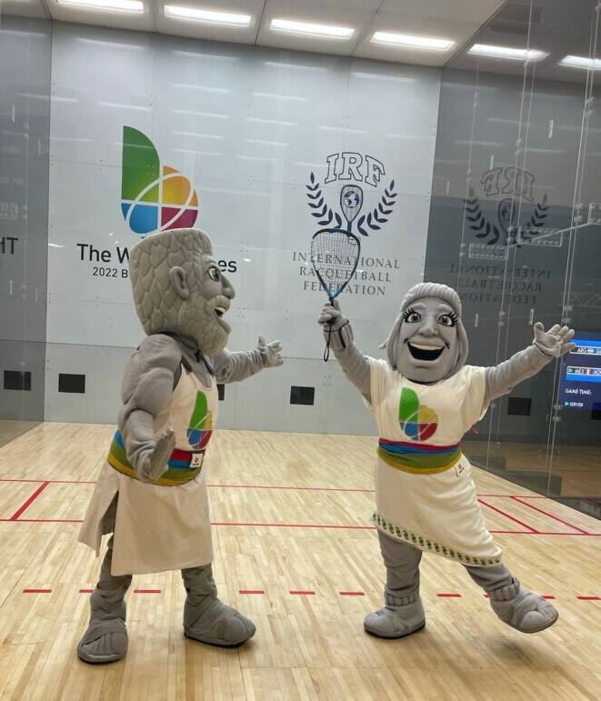 The World Games Mascots Vulcan and Vesta
