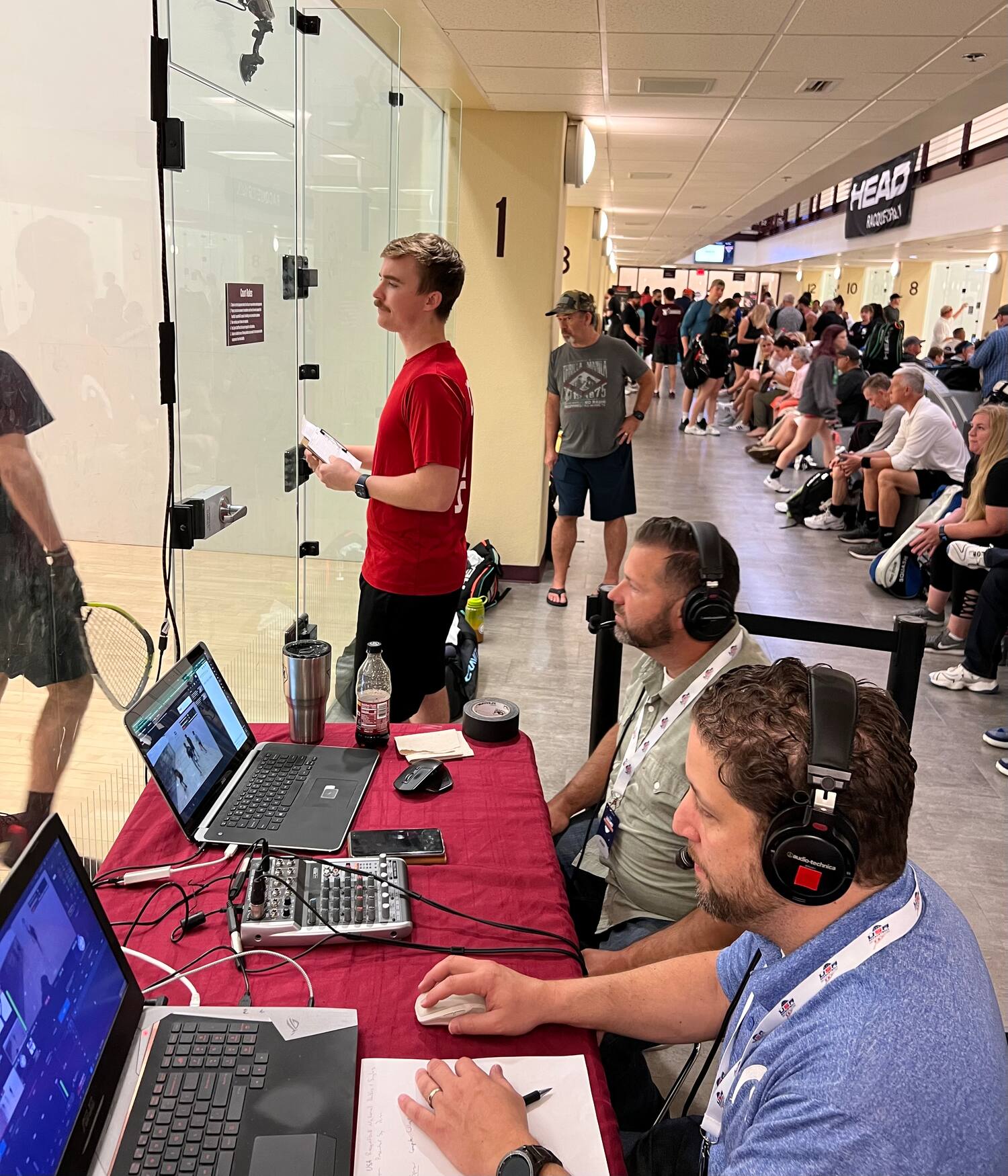 Streaming action at the 2022 National Singles & Doubles Championships