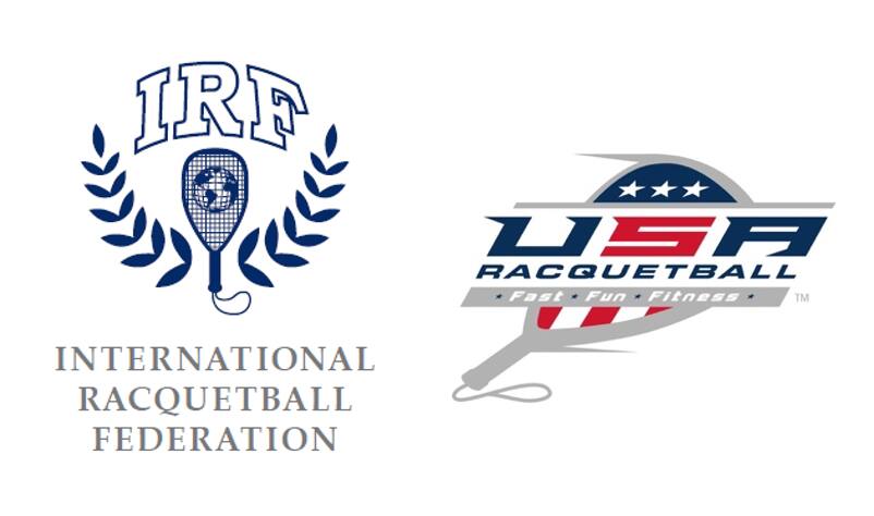 International Racquetball Federation & USA Racquetball Logo