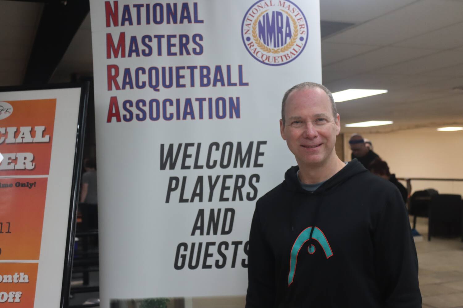 Steven Graham, Racquetball Guru at the Severna Park Racquetball & Fitness Club. Thanks for playing!