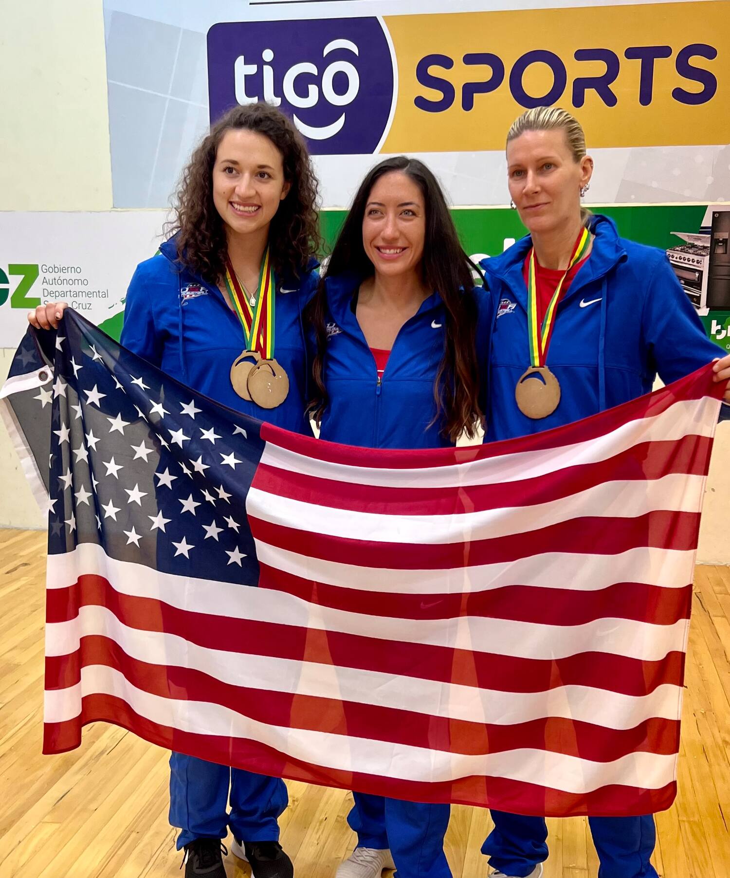 Women's Team Bronze Medalists at the XXXIII Pan American Racquetball Championships