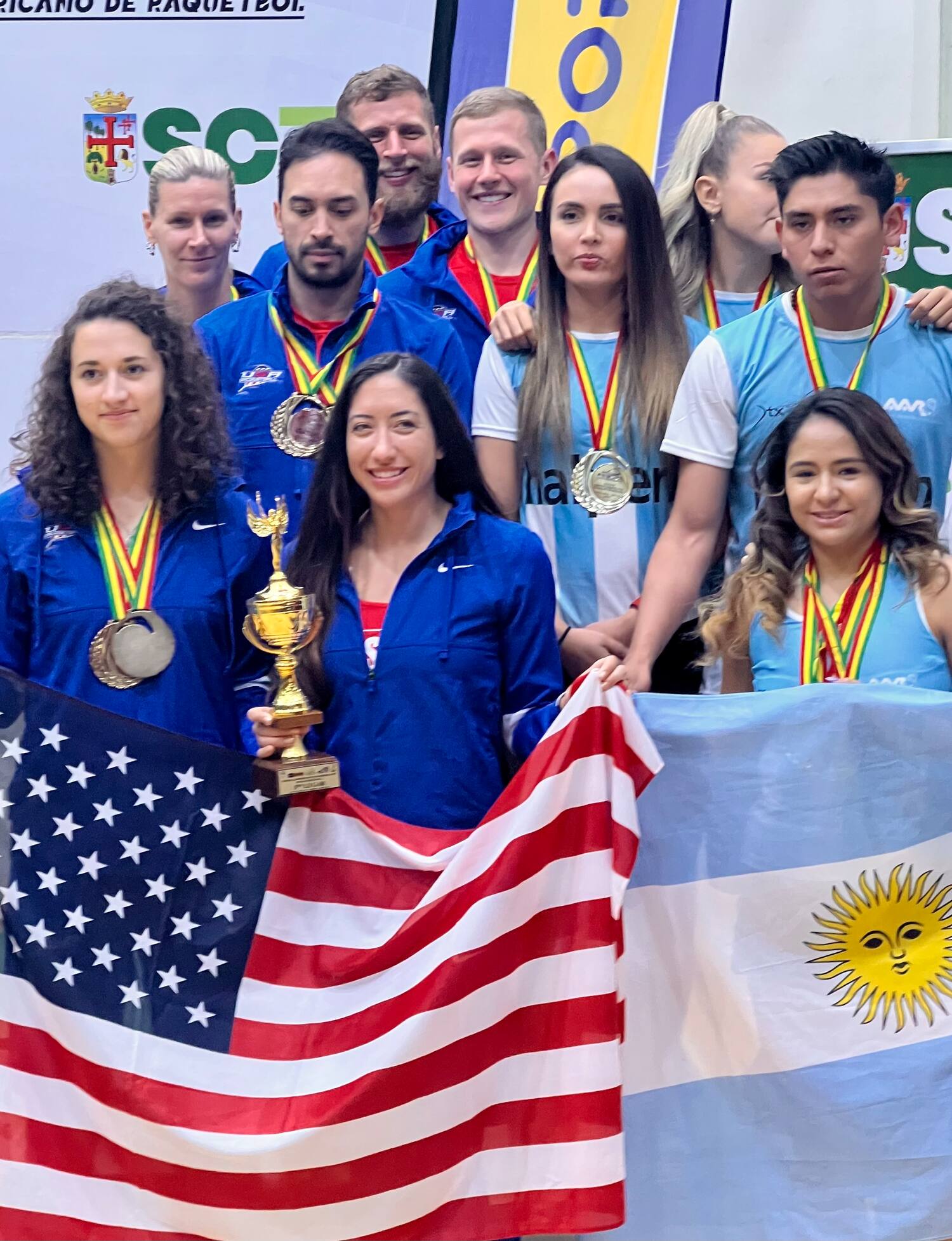 Overall Team Competition - Bronze Medalists at the XXXIII Pan American Racquetball Championships