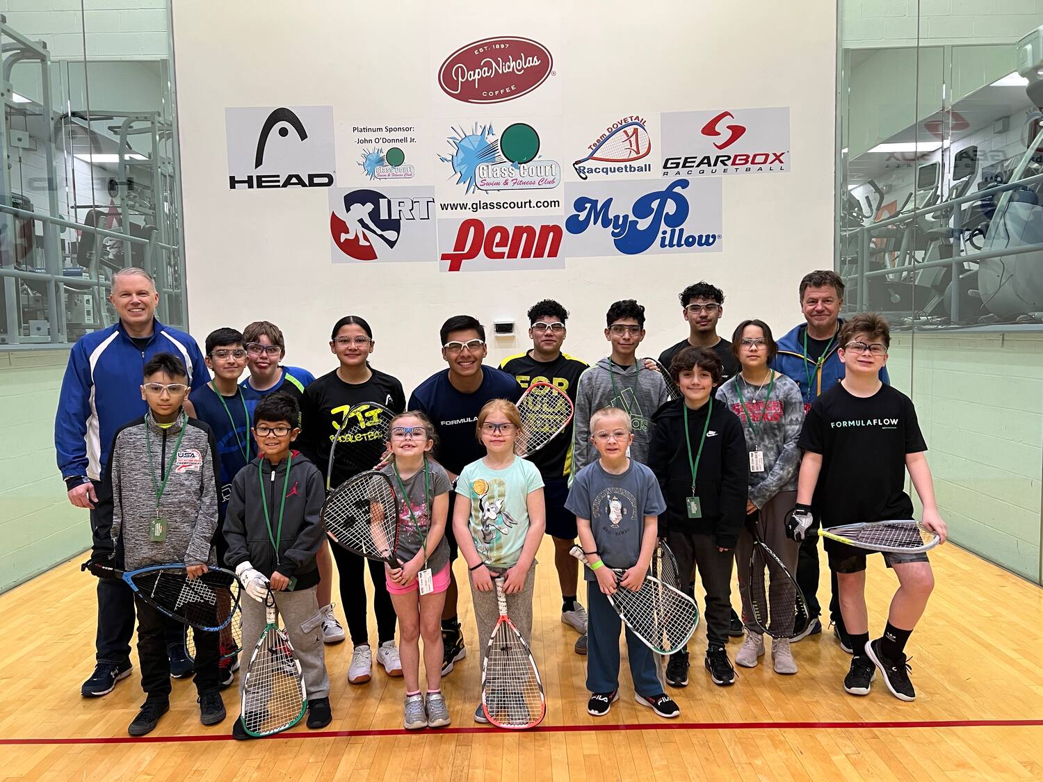 Junior Clinic at the PapaNicholas Coffee 37th Annual Shamrock Shootout