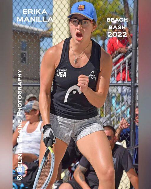 Beach Bash Women's Pro Doubles Champion Erika Manilla