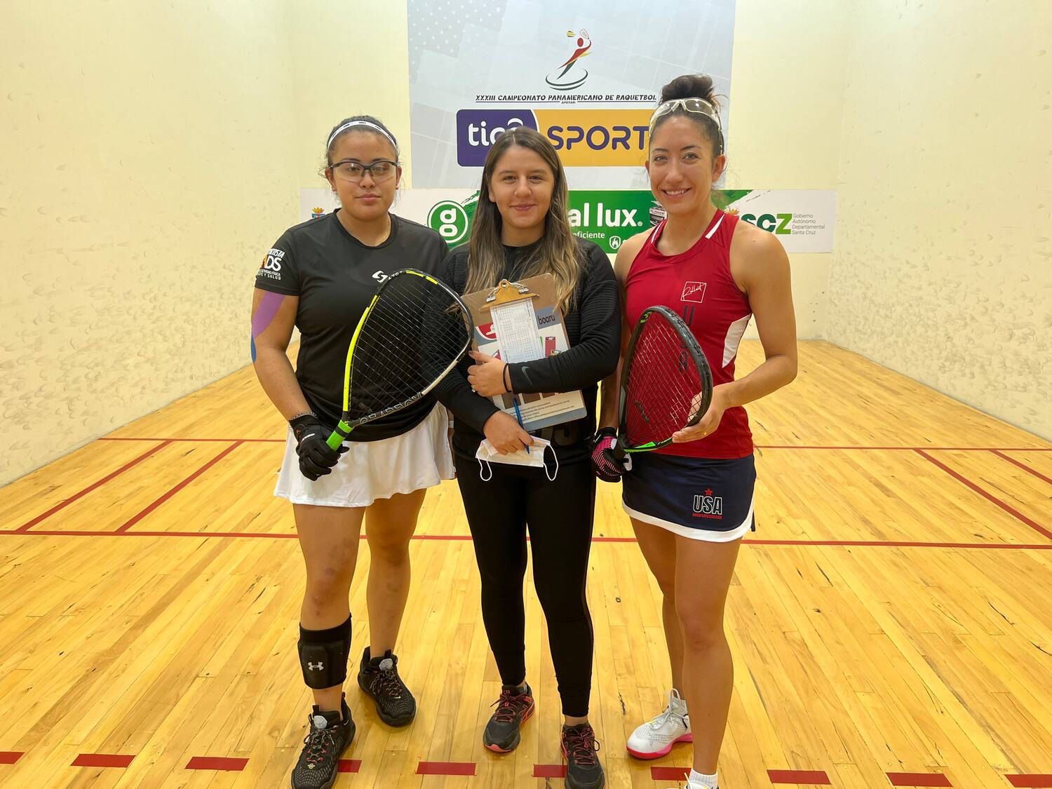 Kelani Lawrence vs. Chile at the XXXIII Pan American Racquetball Championships