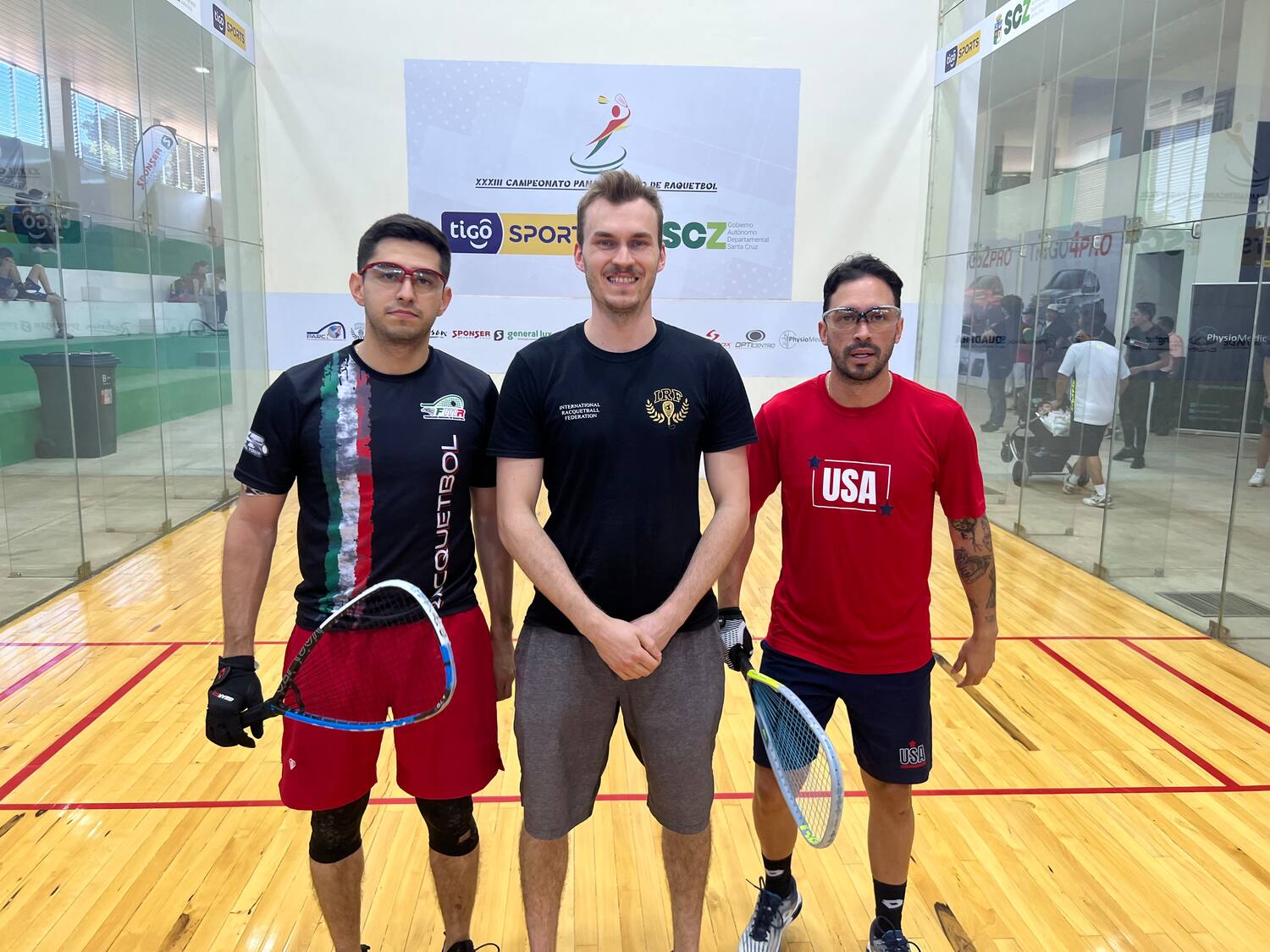 Alex Landa vs. Rodrigo Montoya at the XXXIII Pan American Racquetball Championships